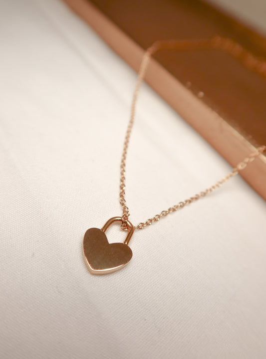 Heart Lock Love Necklace